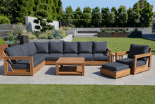 11 pc Chatsworth Teak Sectional with Coffee Table. Sunbrella Cushion
