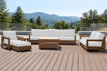 6 pc Chatsworth Teak Deluxe Sofa Deep Seating Set with 36" Coffee Table. Sunbrella Cushion