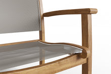 Curated Maison Perrin 5-Piece Square Teak Table Outdoor Dining Set w/ Stacking Armchairs
