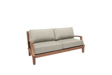 Curated Maison Eliane 4-Piece Teak Outdoor Patio Deep Seating Set w/ Sunbrella Cushions