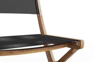 Curated Maison Lucas 3-Piece Round Teak Outdoor Bistro Set with Folding Table