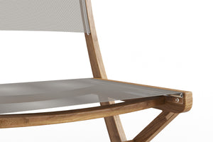 Curated Maison Lucas 3-Piece Round Teak Outdoor Bistro Set with Folding Table