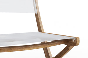 Curated Maison Lucas 3-Piece Round Teak Outdoor Bistro Set with Folding Table