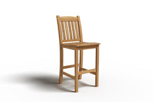 Curated Maison Michele 3-Piece Square Bar Height Teak Outdoor Dining Set