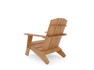 Curated Maison Aurele 3-Piece Teak Deep Seating Outdoor Adirondack Lounge Set
