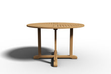 Curated Maison Clement 5-Piece Round Teak Outdoor Dining Set