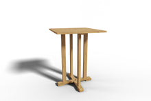 Curated Maison Michele 3-Piece Square Bar Height Teak Outdoor Dining Set