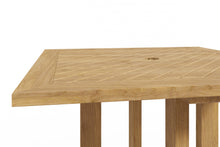 Curated Maison Michele 3-Piece Square Bar Height Teak Outdoor Dining Set