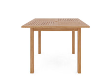 Curated Maison Mathieu 5-Piece Square Teak Outdoor Dining Set with Stacking Armchairs