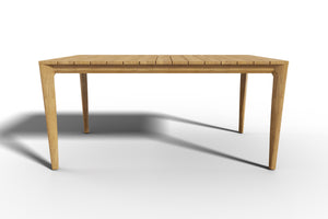 Curated Maison Cateline 7-Piece Rectangular Teak Outdoor Dining Set