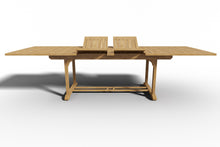 Curated Maison Florence 9-Piece Rectangular Teak Outdoor Dining Set with Extendable Table