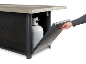 Outdoor Greatroom CR-1242 Cedar Ridge Concrete Linear Gas Fire Pit Table
