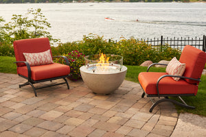 Cove 29" Round Concrete Outdoor Fire Table