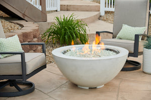 Outdoor Greatroom CV-30 Cove 42" Round Concrete Gas Fire Pit Bowl