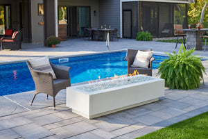 Outdoor Greatroom CV-72 Cove 72" Concrete Linear Gas Fire Pit Table