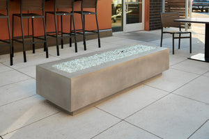 Outdoor Greatroom CV-72 Cove 72" Concrete Linear Gas Fire Pit Table
