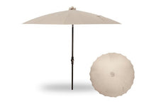 Treasure Garden 10' Shanghai Collar Tilt Aluminum Round Market Umbrella