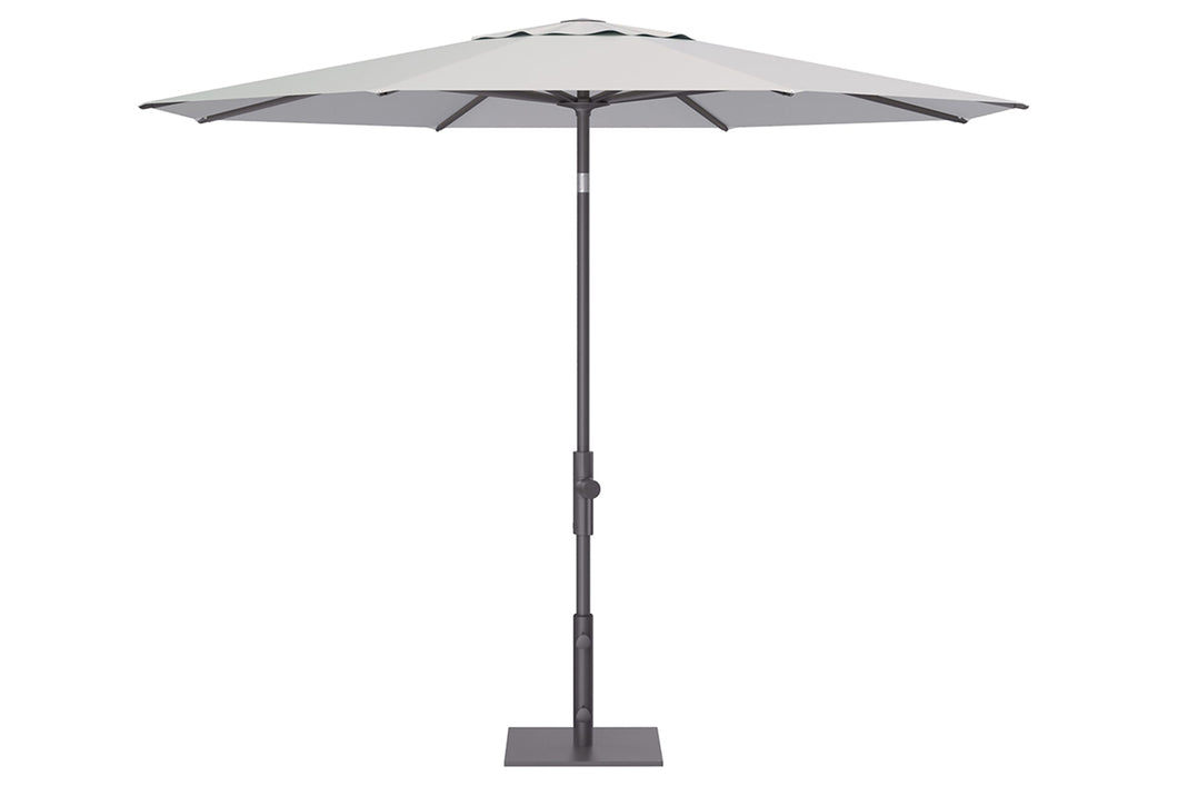 garden treasures patio umbrella base Treasure Garden 9' Twist Octagonal Crank Lift Market Patio Umbrella – Willow Creek Designs