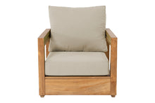 8 pc Chatsworth Teak Deep Seating Deluxe Sofa with 36" Coffee Table. Sunbrella Cushion