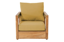 7 pc Chatsworth Sofa Teak Deep Seating with Coffee Table. Sunbrella Cushion