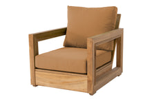 Chatsworth Teak Outdoor Club Chair. Sunbrella Cushion