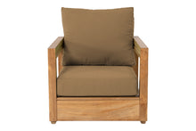 6 pc Chatsworth Teak Deep Seating Deluxe Sofa with 36" Coffee Table. Sunbrella Cushion