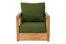 Chatsworth Teak Outdoor Club Chair. Sunbrella Cushion