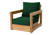 Chatsworth Teak Outdoor Club Chair. Sunbrella Cushion