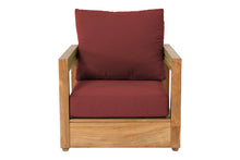 8 pc Chatsworth Teak Deep Seating Deluxe Sofa with 36" Coffee Table. Sunbrella Cushion