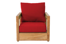 7 pc Chatsworth Sofa Teak Deep Seating with Coffee Table. Sunbrella Cushion