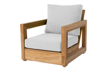 Chatsworth Teak Outdoor Club Chair. Sunbrella Cushion