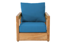 Chatsworth Teak Outdoor Club Chair. Sunbrella Cushion