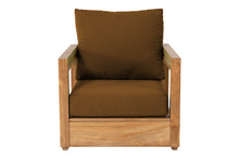 6 pc Chatsworth Teak Deep Seating Deluxe Sofa with 36" Coffee Table. Sunbrella Cushion