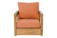 7 pc Chatsworth Sofa Teak Deep Seating with Coffee Table. Sunbrella Cushion