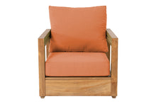 7 pc Chatsworth Teak Deep Seating Deluxe Sofa with 36" Coffee Table. Sunbrella Cushion