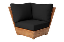 Chatsworth Teak Outdoor Corner Chair. Sunbrella Cushion