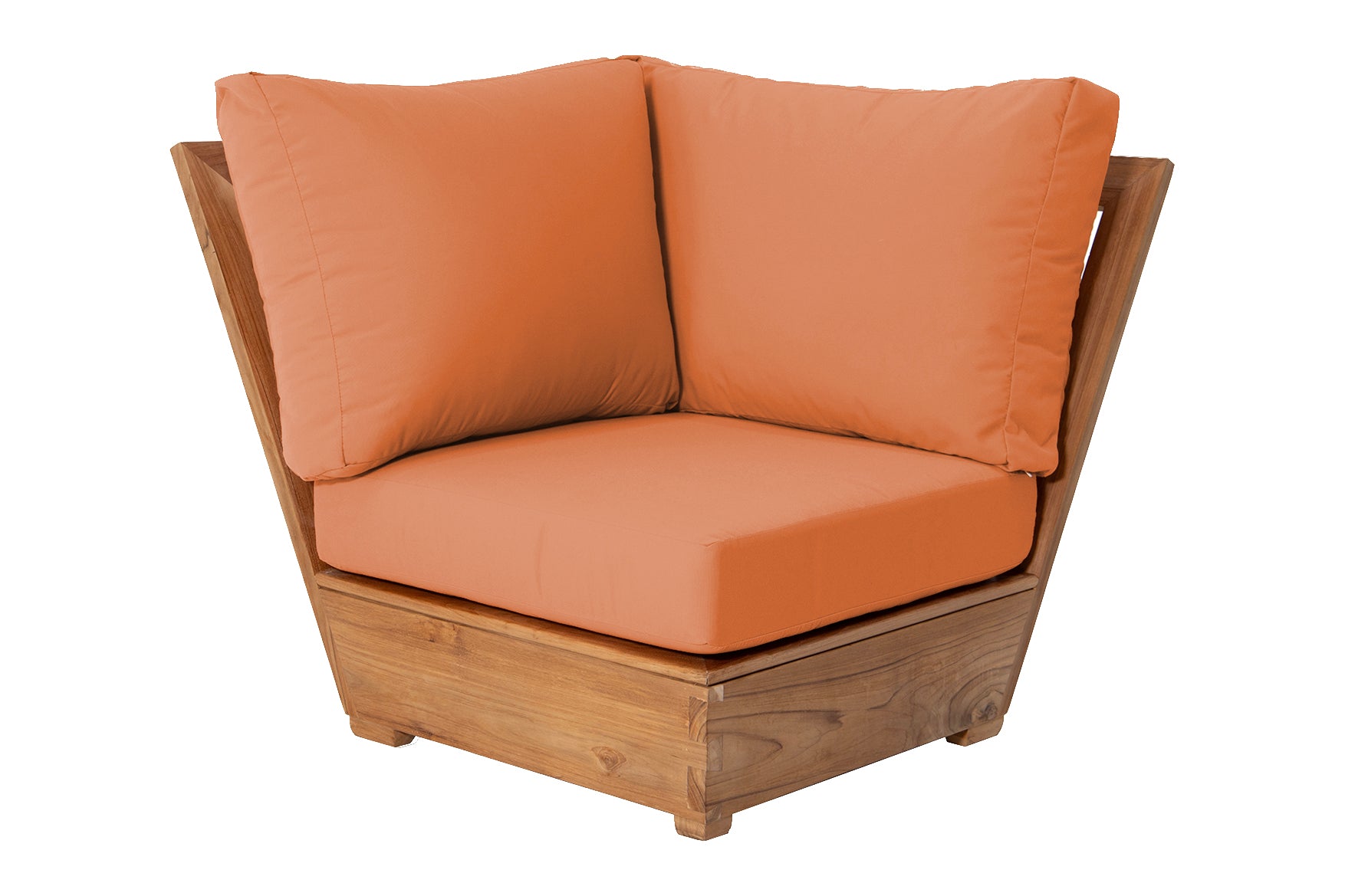 Outdoor Cushion for Back of Teak Recliner Chairs with Sunbrella Fabric