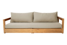 Chatsworth Teak Outdoor Deluxe Sofa. Sunbrella Cushion