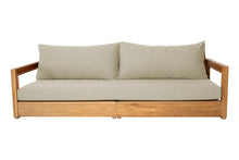 Chatsworth Teak Outdoor Deluxe Sofa. Sunbrella Cushion