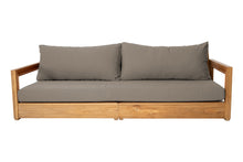 Chatsworth Teak Outdoor Deluxe Sofa. Sunbrella Cushion