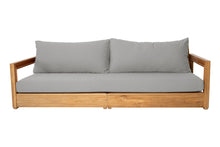 Chatsworth Teak Outdoor Deluxe Sofa. Sunbrella Cushion