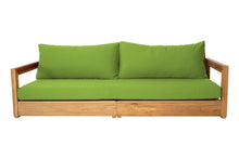 Chatsworth Teak Outdoor Deluxe Sofa. Sunbrella Cushion