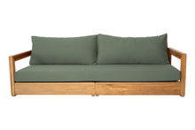 Chatsworth Teak Outdoor Deluxe Sofa. Sunbrella Cushion