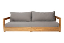 Chatsworth Teak Outdoor Deluxe Sofa. Sunbrella Cushion