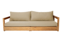 Chatsworth Teak Outdoor Deluxe Sofa. Sunbrella Cushion