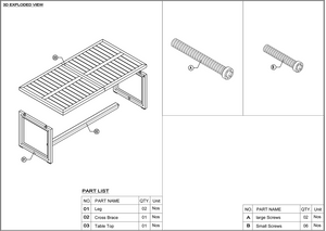 Chatsworth 79"/102.5" Teak Outdoor Expansion Dining Table