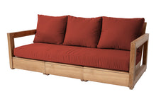 Chatsworth Teak Outdoor Modular Sofa. Sunbrella Cushion