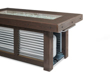 Outdoor Greatroom DENBR-1242 Denali Brew Concrete Linear Gas Fire Pit Table