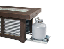 Outdoor Greatroom DENBR-1242 Denali Brew Concrete Linear Gas Fire Pit Table
