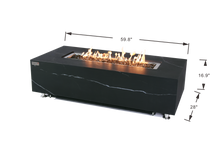 Varna Marble Porcelain Outdoor Fire Table